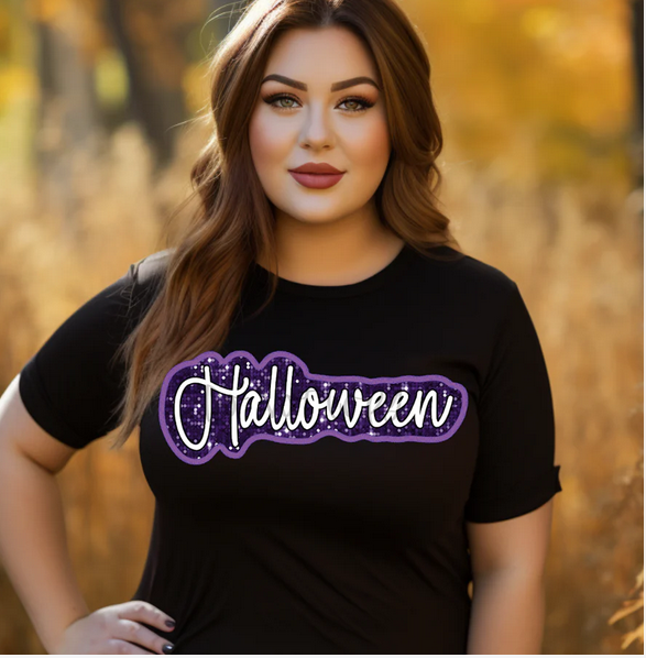 Halloween in Black and Purple