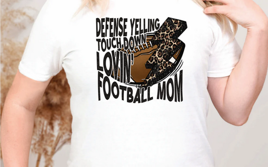 Defense Yelling Touchdown Mom
