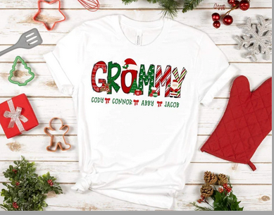 Personalized Christmas Themed Names