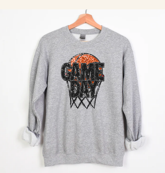 Basketball Game Day with Net