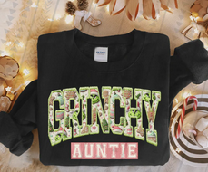 Faux Embroidery Grinch Title Collection