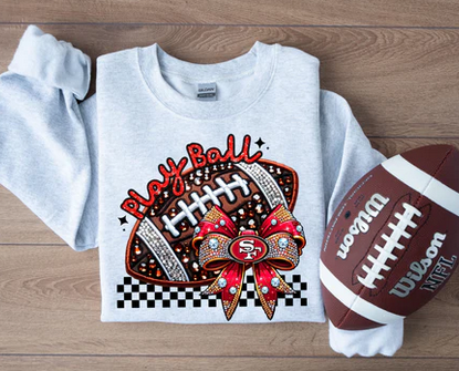 Faux Sparkle Football Collection (NFL)