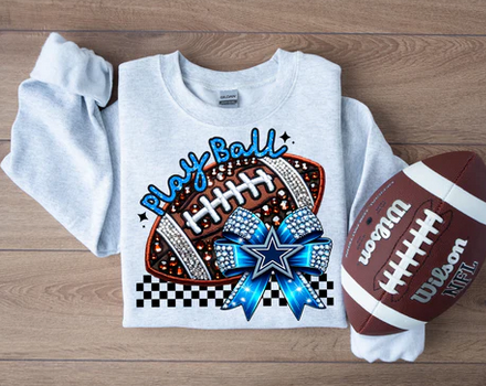 Faux Sparkle Football Collection (NFL)