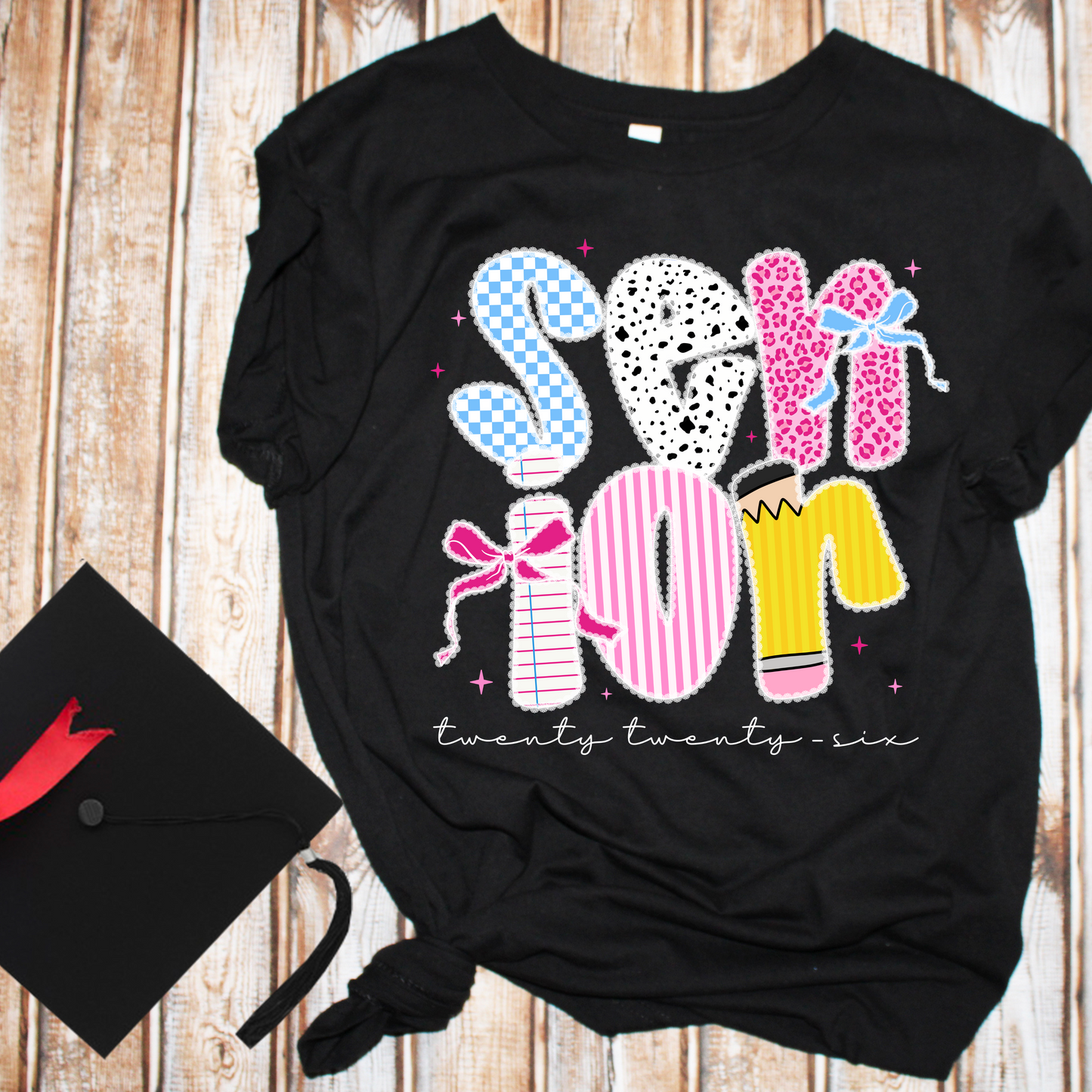 Senior 2026 in Script Font