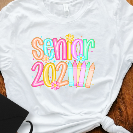 Senior 2026 with Crayons