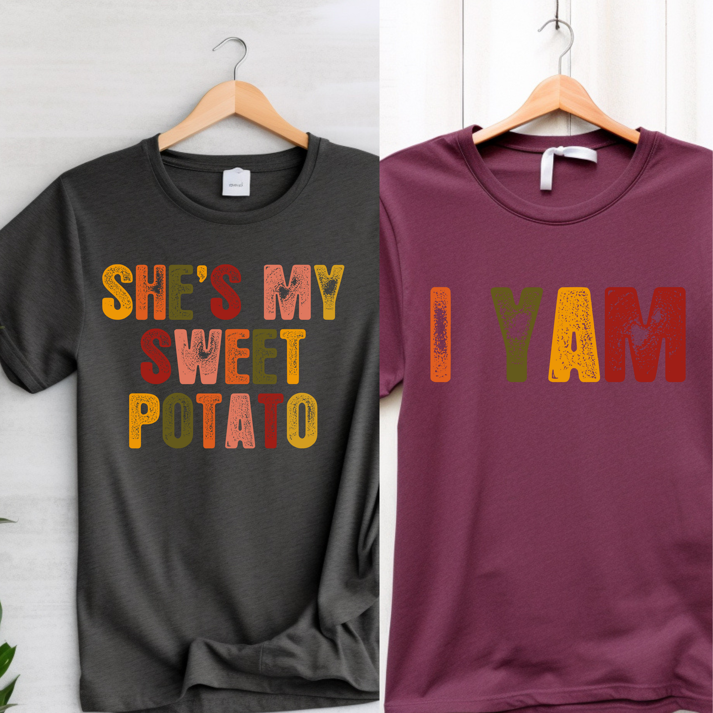 She's My Sweet Potato- I Yam in Color Font