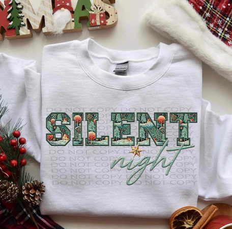 Silent Night Embroidery