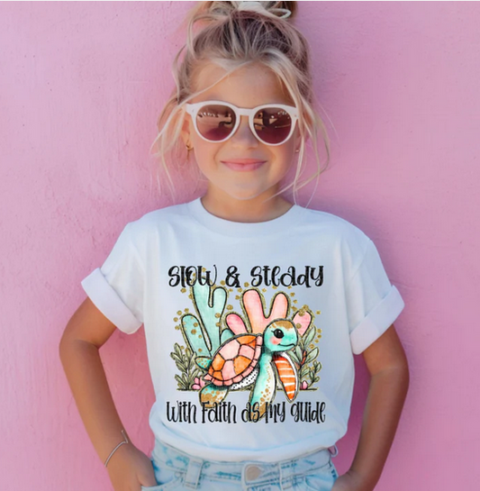 Slow & Steady with Faith As My Guide Turtle
