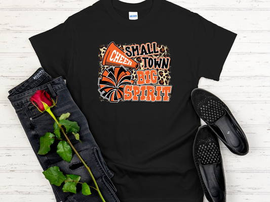 Small Town Big Spirit Orange and Black