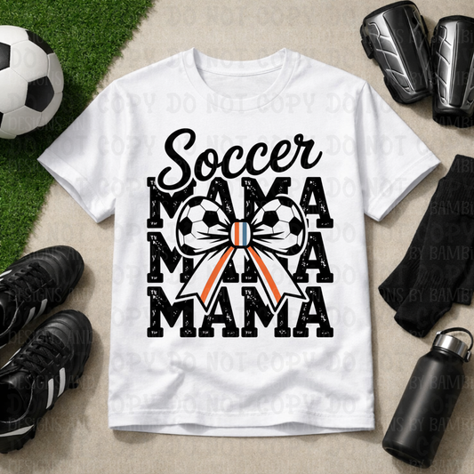 Soccer Mama in Distressed Font