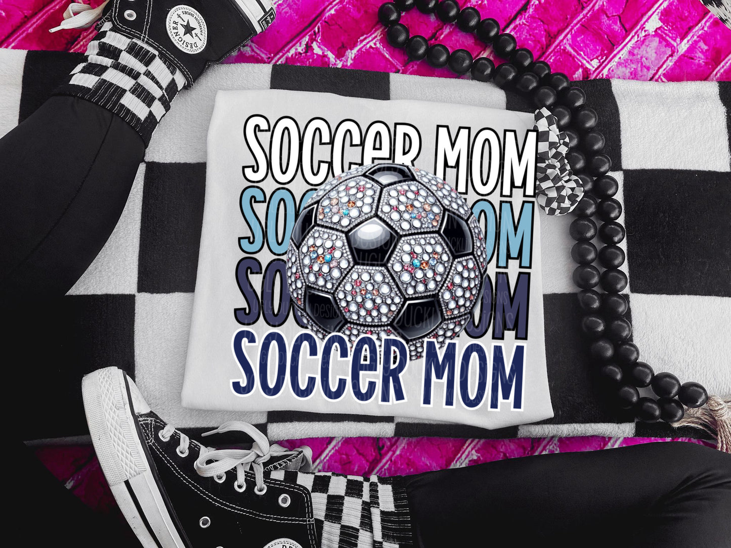 Sports Mom with Bow/Rhinestones Collection