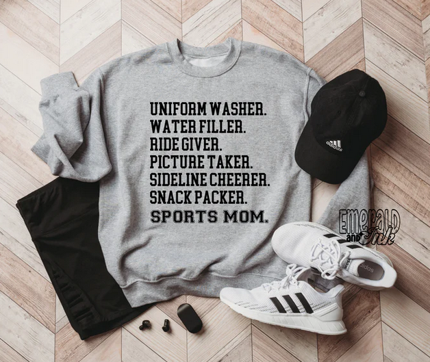 Sports Mom Wording