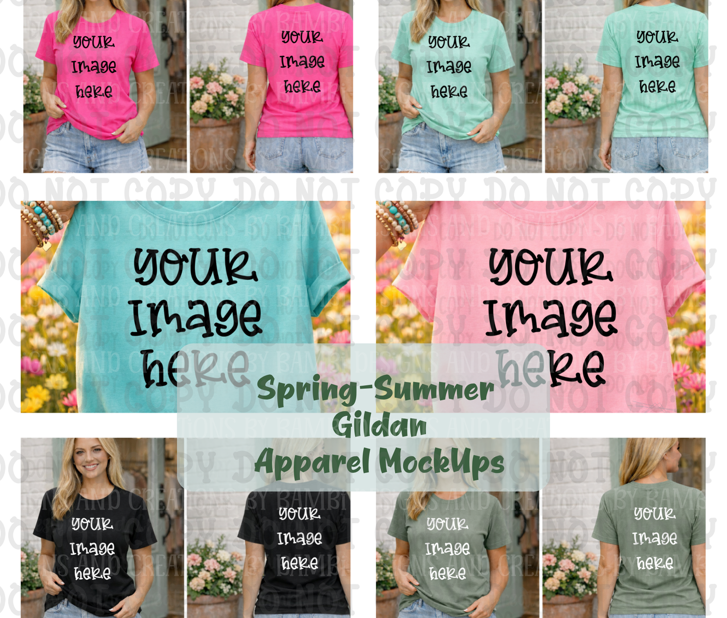 May-June-July Apparel Mock Up Drives (Large Variety of Themes, Brands, and Colors)