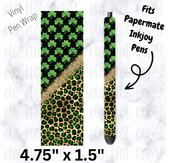 St Patrick's Day Shamrock Ink Joy Pens