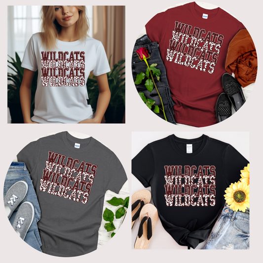 Stacked Wildcats Leopard