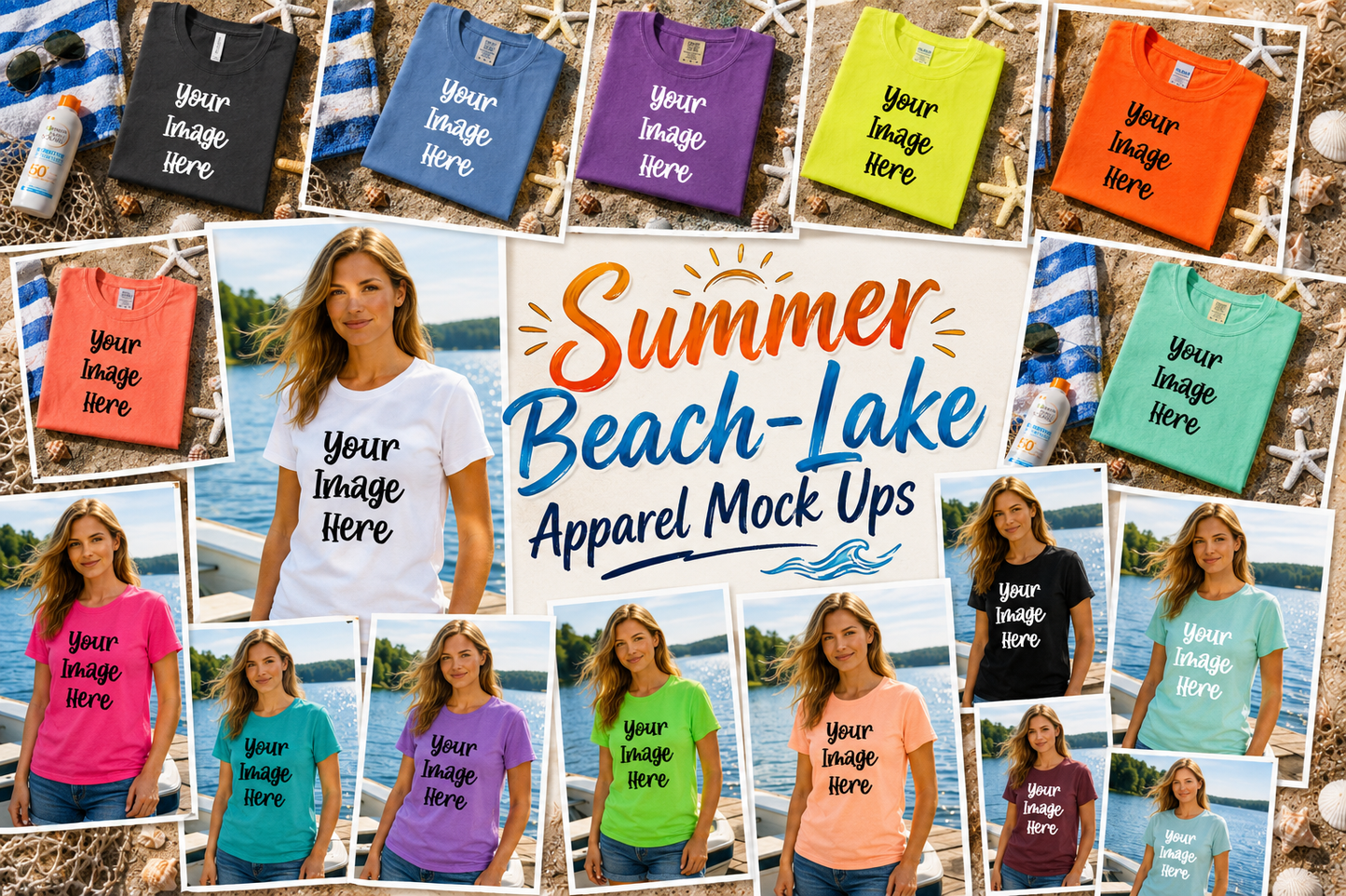 July 2026 Apparel Mock Up Monthly Drive (Large Variety of Brands and Colors)