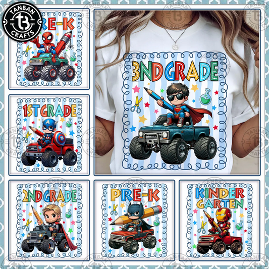Super Hero Back To School Collection
