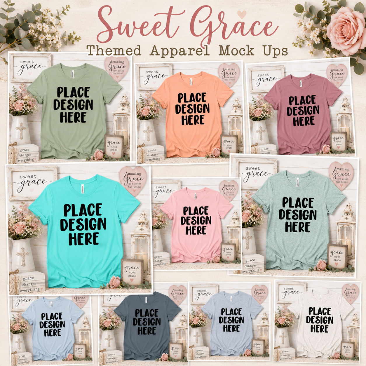 July 2026 Apparel Mock Up Monthly Drive (Large Variety of Brands and Colors)
