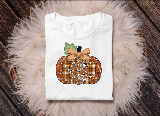 TX Longhorns Patterns with Pumpkin