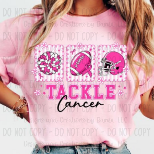 Tackle Cancer Breast Cancer Football