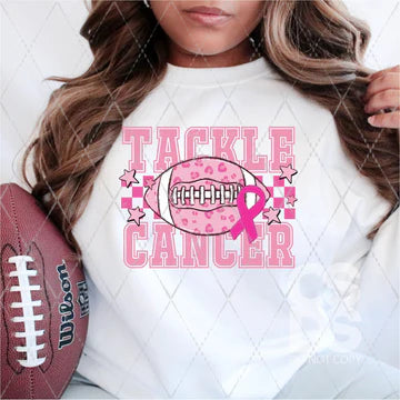 Tackle Cancer with Pink Leopard Football