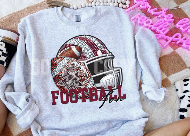 Bling Football Helmet (College) Collection – Designs and Creations by Bambi, LLC