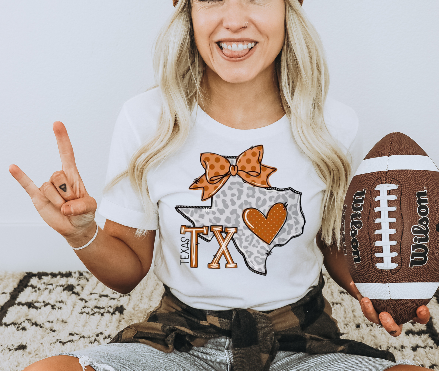 Texas Longhorns with State of Texas