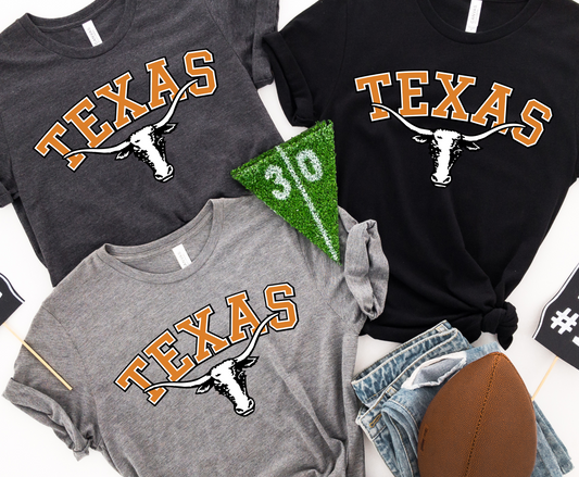 Texas Completed Shirt- Adult/Kid