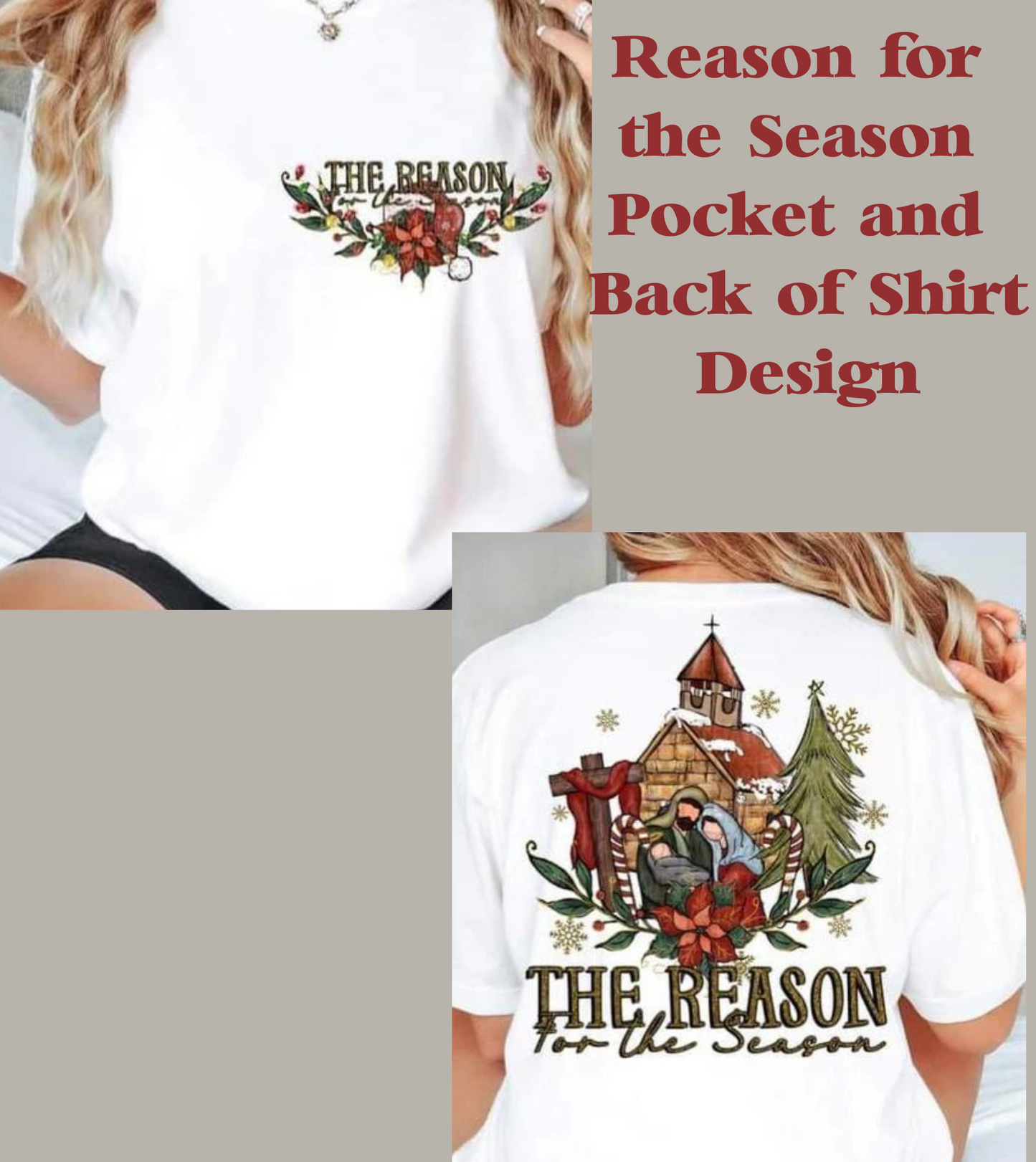 The Reason for the Season with Pocket Design