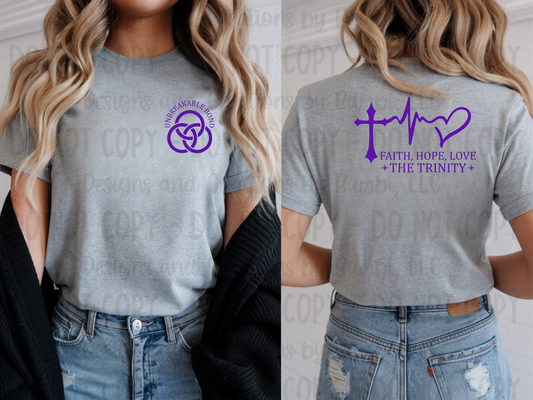 The Trinity (Pocket/Back) Purple Font
