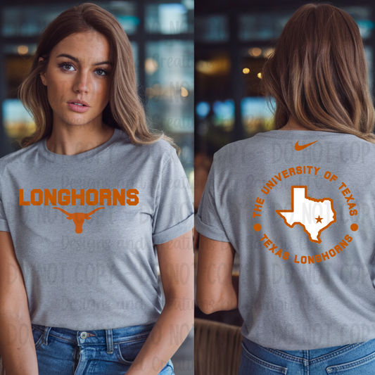 The University of Texas (Front/Back)