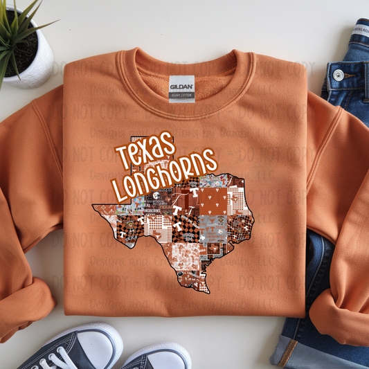 UT Patchwork with State of Texas