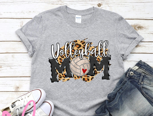 Volleyball Mom on Leopard
