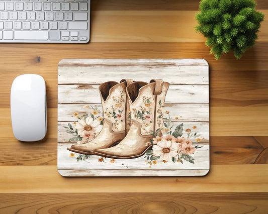 Western Boots Mouse Pad