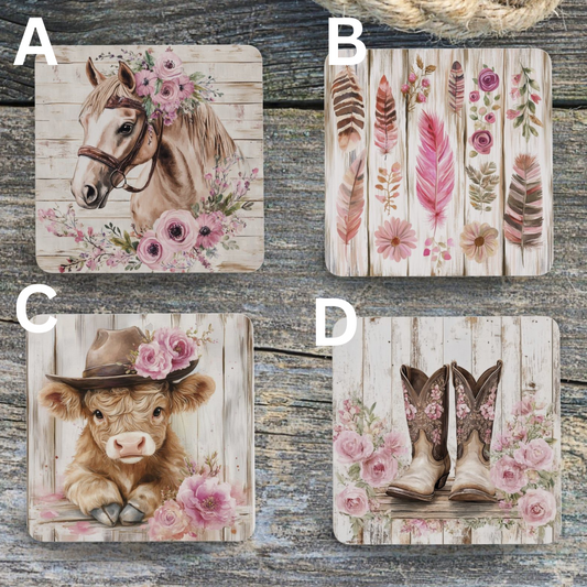 Western Coaster Set 1