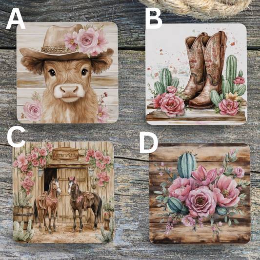 Western Coaster Set 5
