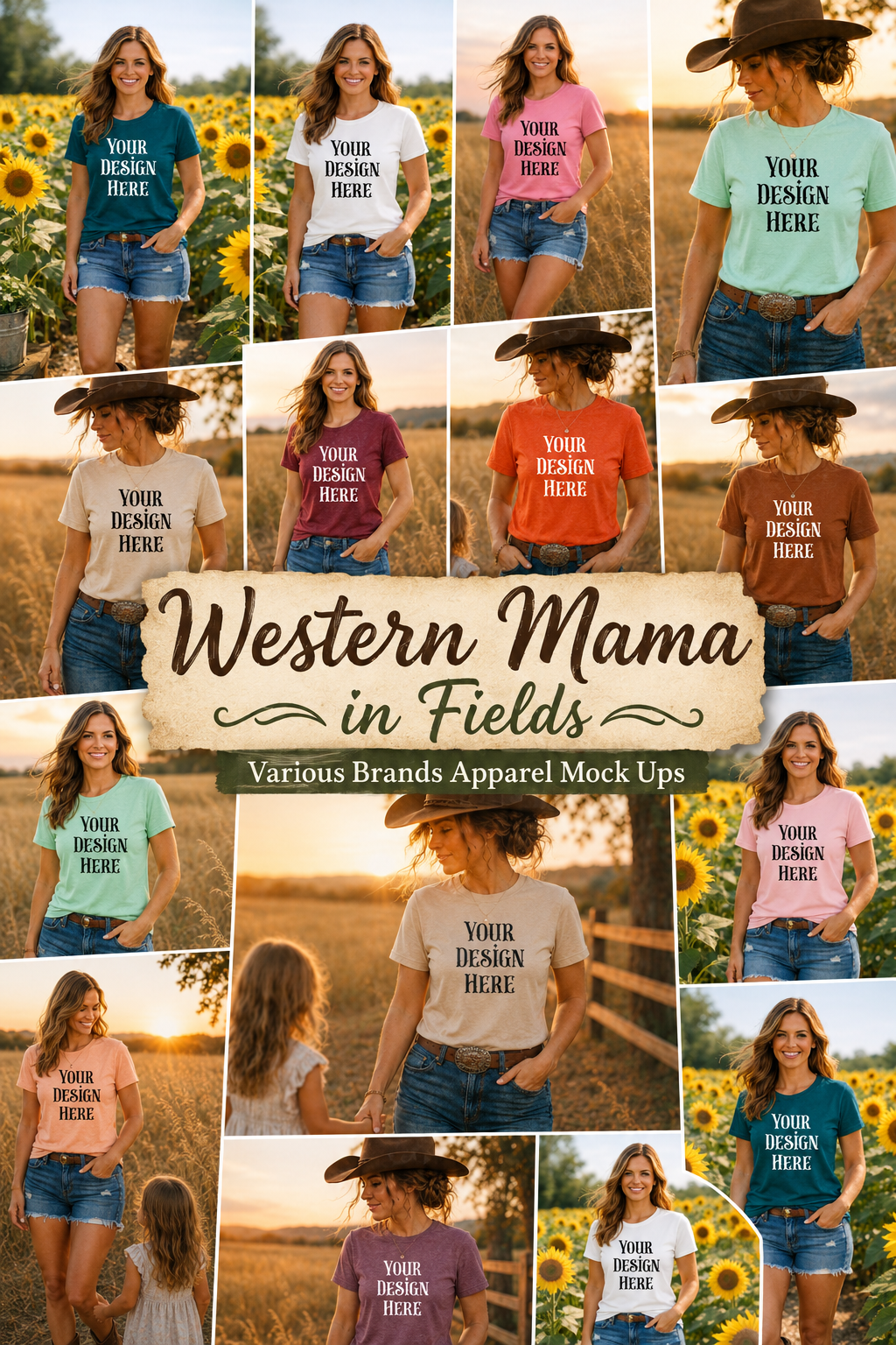 May-June-July Apparel Mock Up Drives (Large Variety of Themes, Brands, and Colors)
