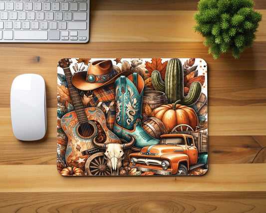 Western Themed Mouse Pad