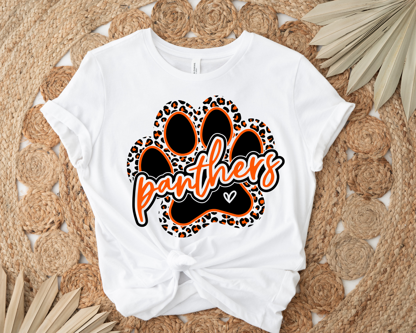 Panther Paw with Leopard Completed Shirt