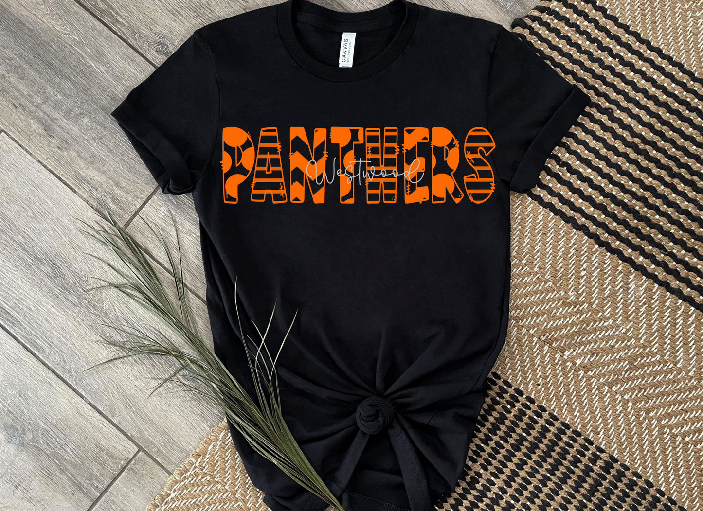 Westwood Panthers in Doodle Font