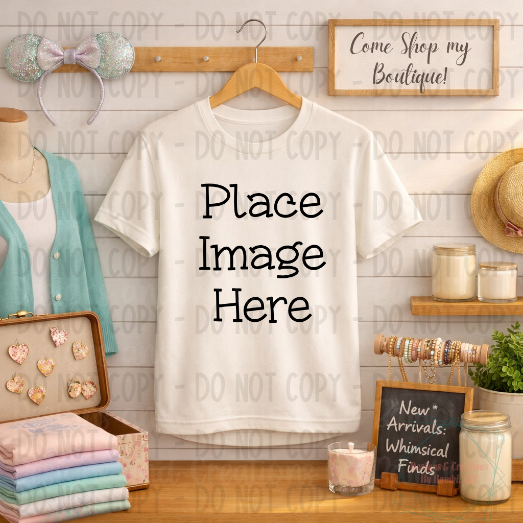 Boutique Themed Indoor Lifestyle Gildan Apparel Mock Ups