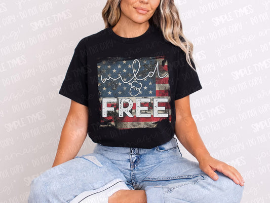 Wild and Free Flag