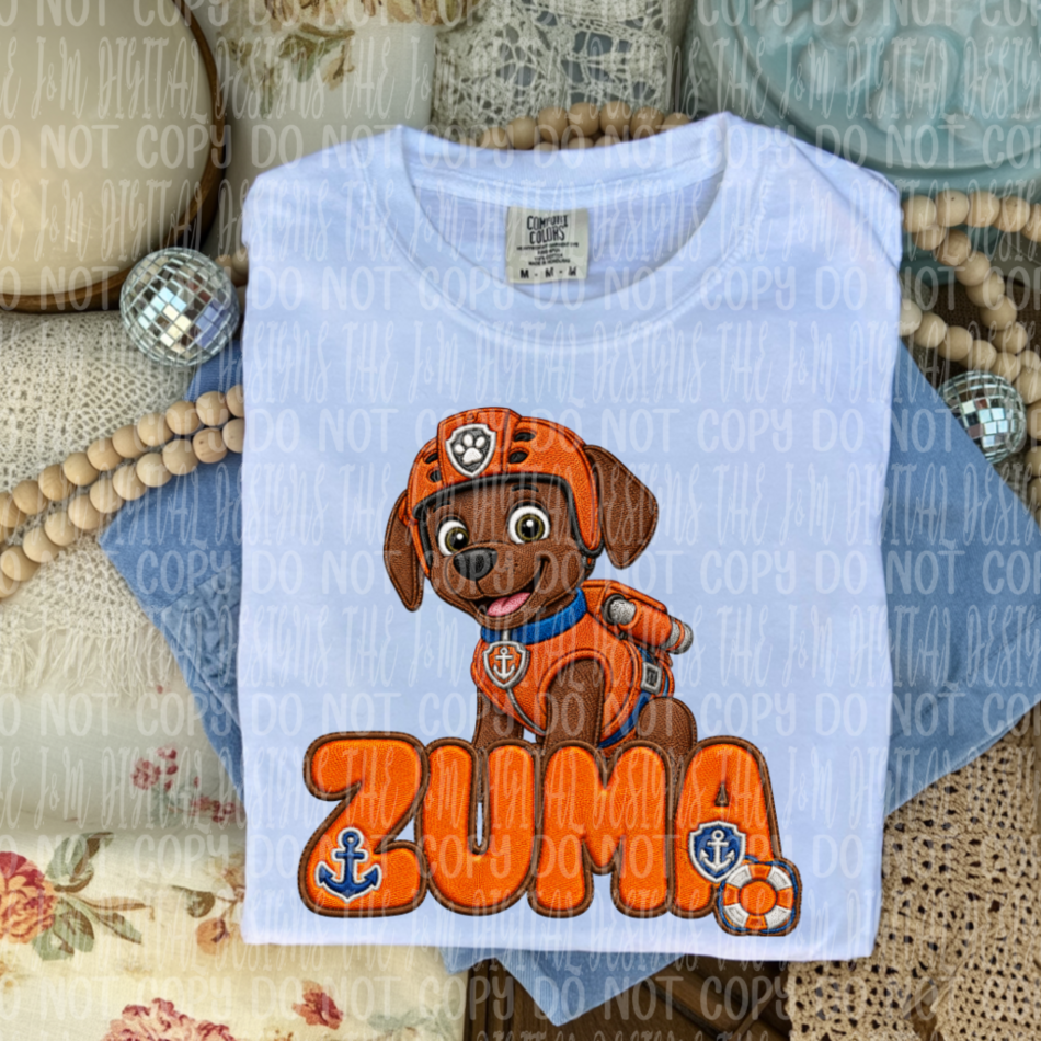 Faux Embroidery Zuma PP