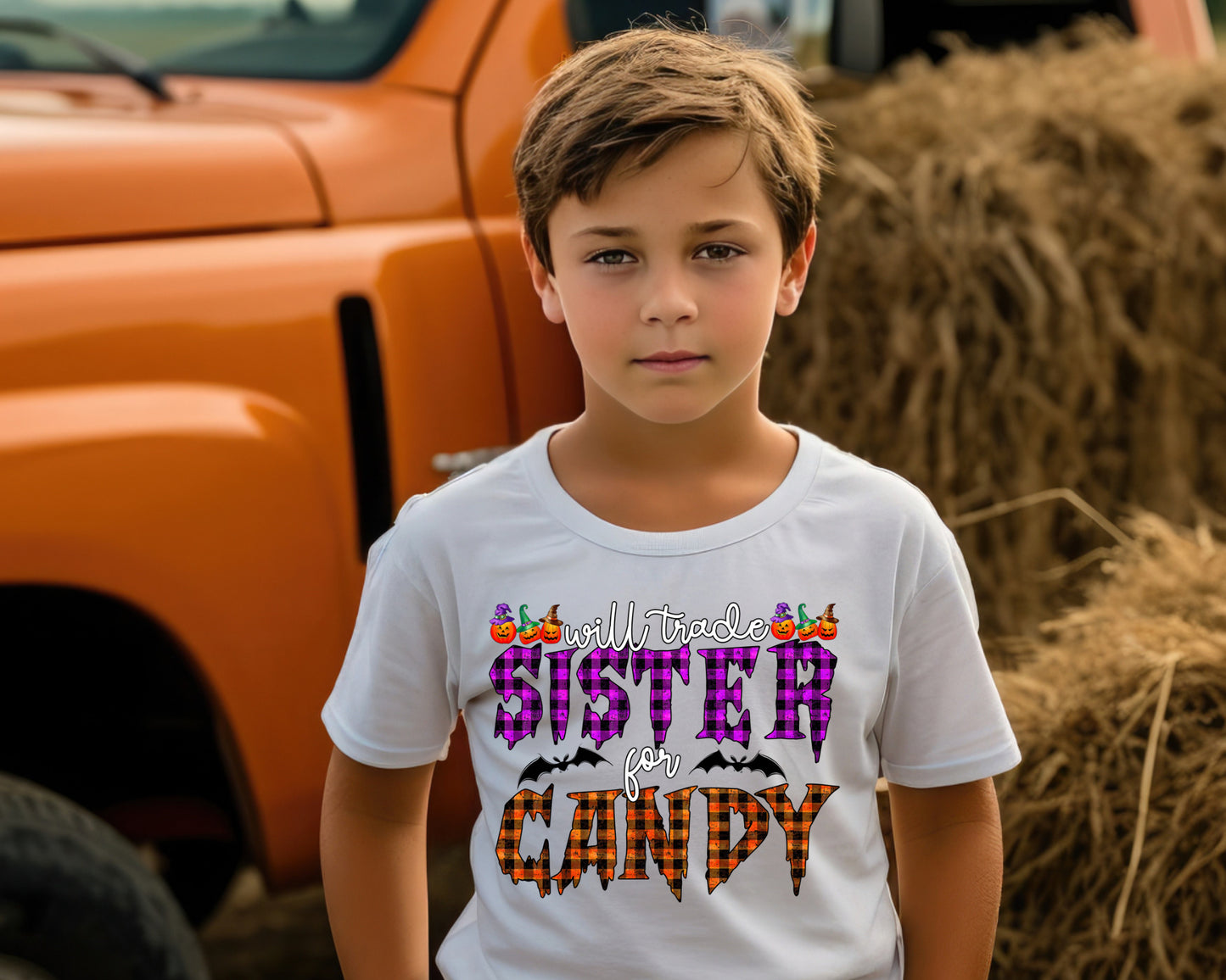 Will Trade Sister for Candy Completed Shirt- Kid
