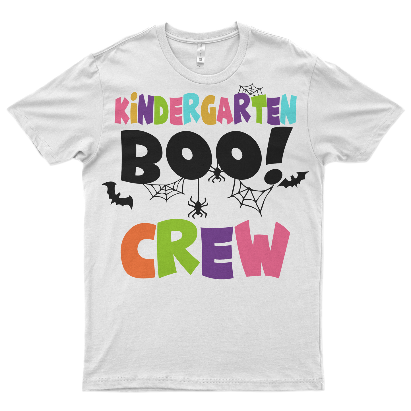 Kindergarten Boo Crew with Bats and Web