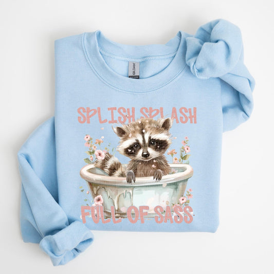 Splish Splash Full of Sass Racoon