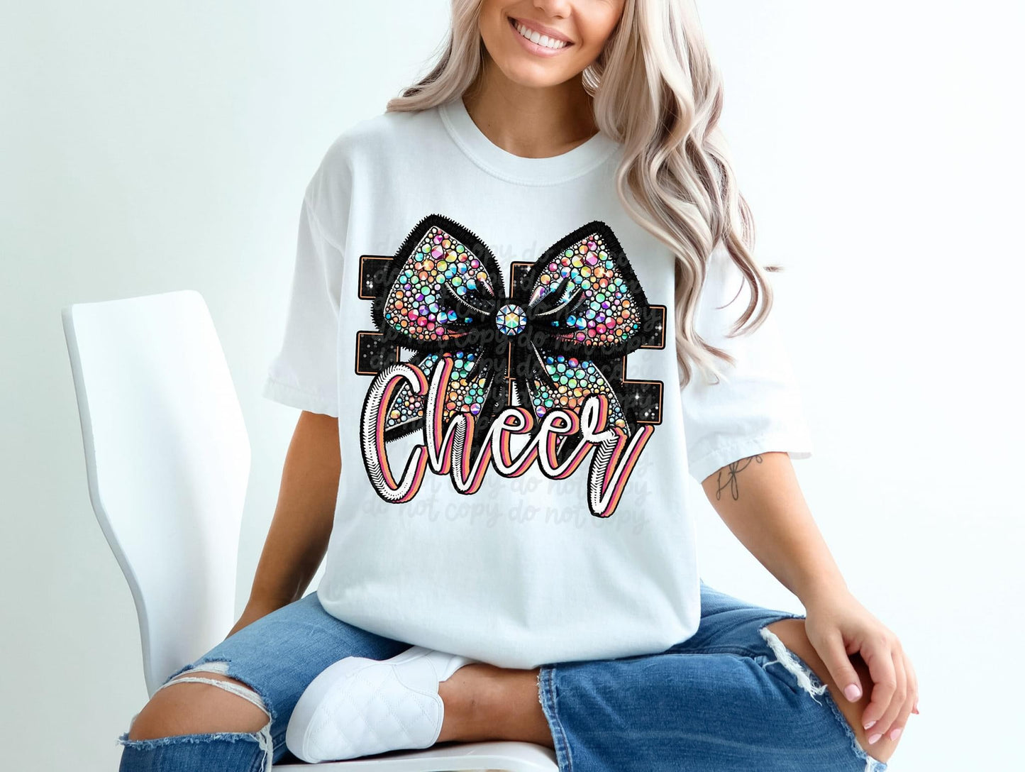 Faux Rhinestones Cheer