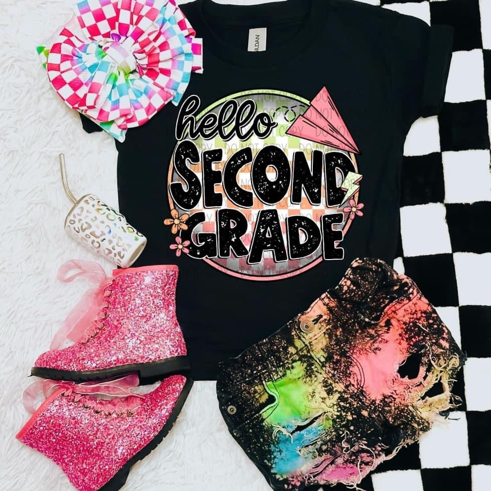 Hello School Grades with Paper Planes (Pink) Collection