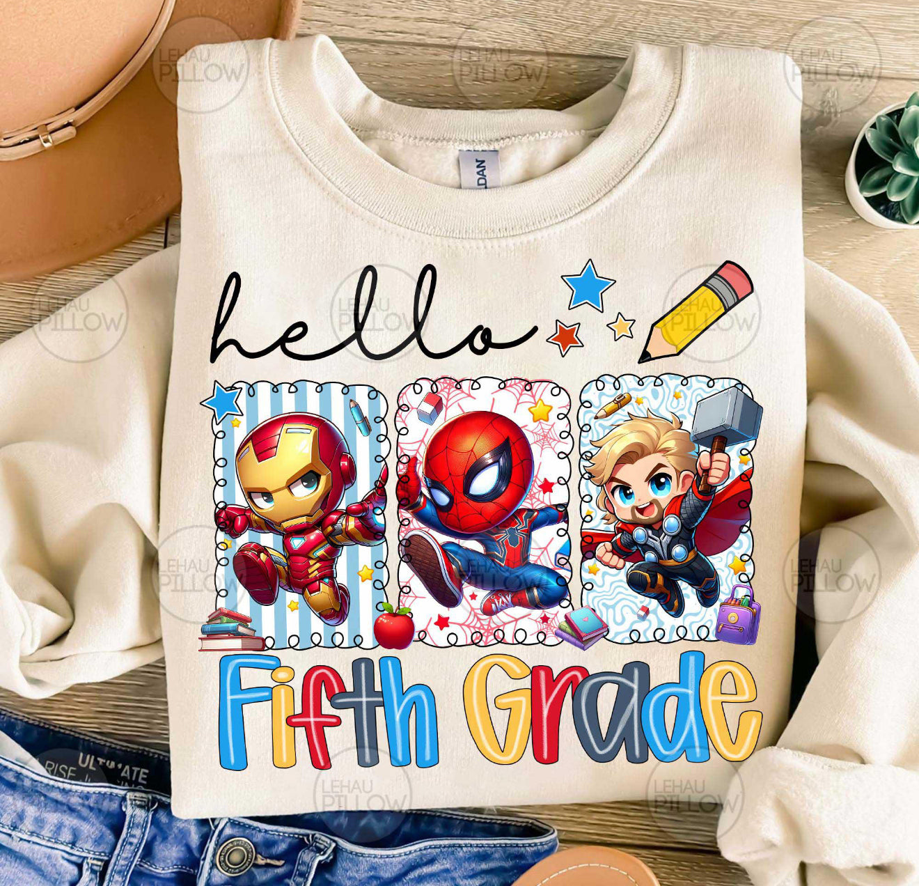 Hello Back To School Super Heroes Collection