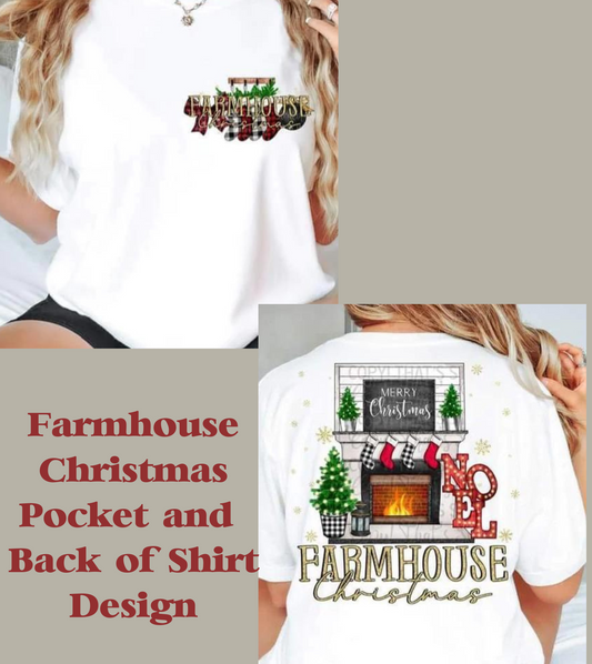 Farmhouse Christmas with Pocket Design